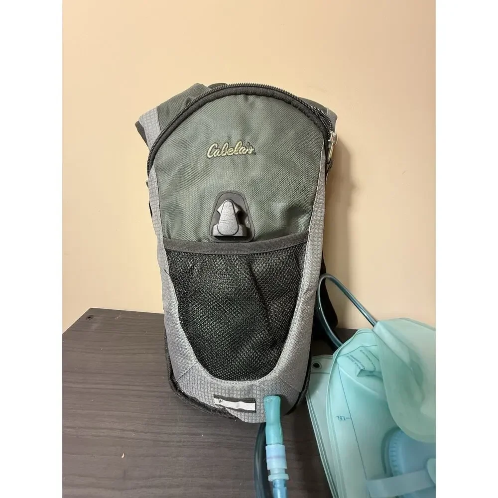 Cabelas 58L Internal Frame Hiking Camping Backpack Detachable Daypack 2 Bladders